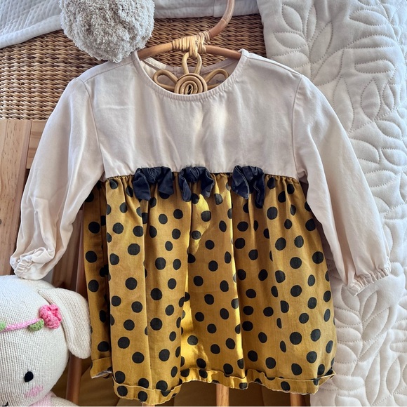 Zara baby girl dress polkadot 9-12M - Picture 5 of 8